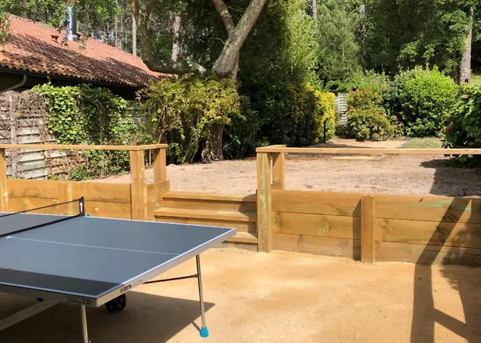 Villa Avec Piscine Pétanque Ping-pong Garage Près Golf Moliets-et-Maa