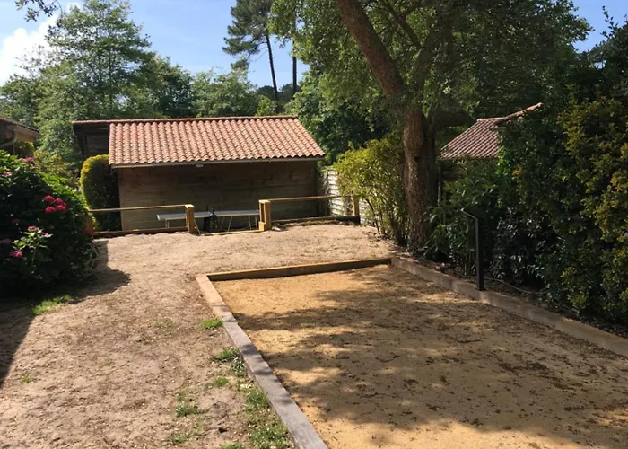 Avec Piscine Pétanque Ping-pong Garage Près Golf Moliets-et-Maa